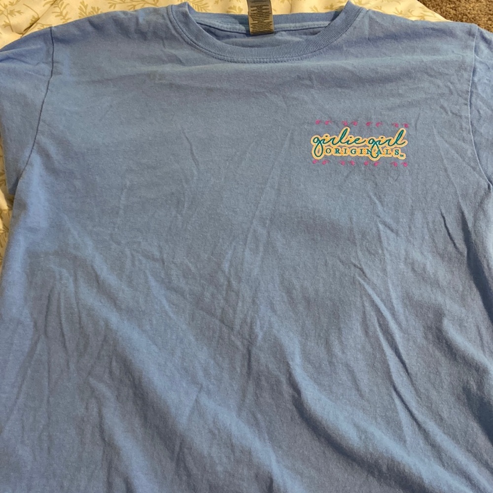 Blue girlie girl graphic tee!